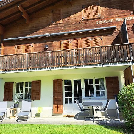 Chalet Spitzhorn - Your Peak Getaway - Private Terrasse & Gratis Parkplatz Gsteig Esterno foto